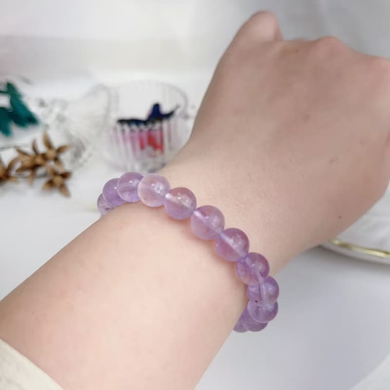 貴人/招財/正能量-高檔料薰衣草紫晶手鍊