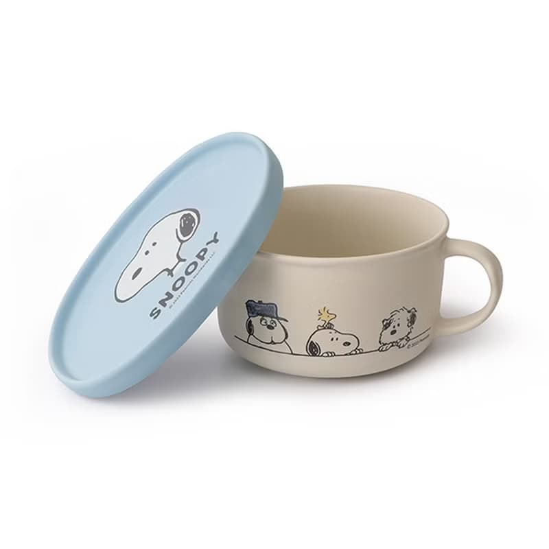 Peanuts史努比陶瓷碗盤組-Snoopy泡麵碗 點心盤 湯碗 盤子 餐具