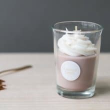甜點蠟燭-摩卡拿鐵-120ml Mocha Latte - 天然精油大豆蠟燭