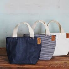 Reunion Denim Cooler Tote Bag Shopping Food Snacks Ecological Jeans Picnic Cool