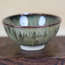 【送禮好物】60ml 森林 天目釉 圓滿茶杯 鶯歌名家葉敏祥作品