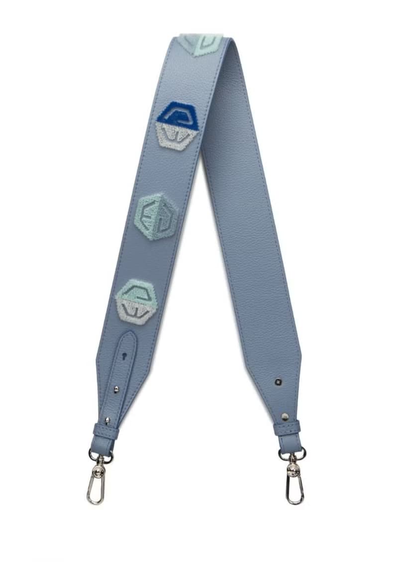 Guilia 植絨皮革寬肩帶 意大利真皮 原創設計 (不包括手袋)