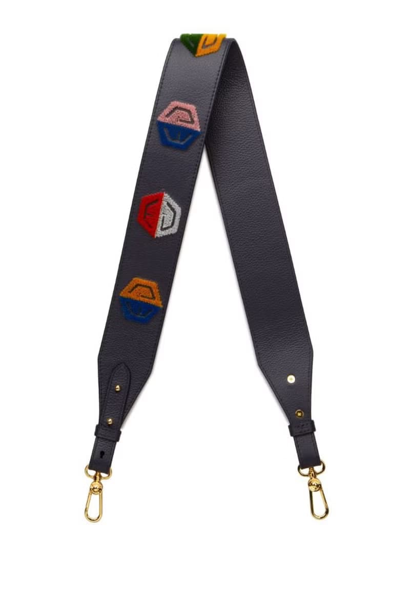 Guilia 植絨皮革寬肩帶 意大利真皮 原創設計 (不包括手袋)