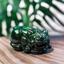 【招財神獸】老花青翡翠貔貅|天然緬甸玉翡翠A貨|送禮