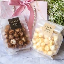 | 粉粉愛 | 蘑菇球爆米花獨享包-焦糖巧克力兩口味(附粉紅色提袋)