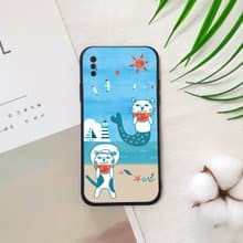 貓手機殼 海邊吃西瓜