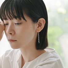 Hario手工玻璃耳環 - 滴雨 (HAA-KL-P)