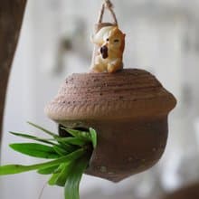 純手工橡實造型花器/吊飾6
