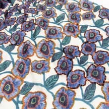 喀什米爾Cashmere/水煮羊毛披肩/針織圍巾/刺繡圍巾/羊絨披巾-花