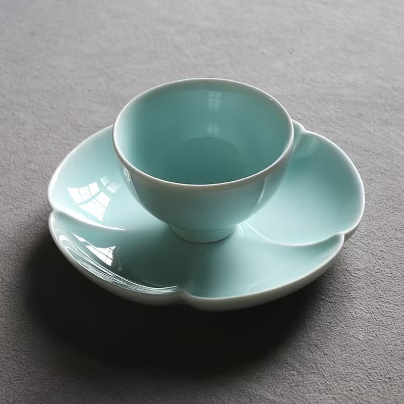 花瓣家用餐具套組 中式宋風 4件套 雅緻陶瓷 節日//慶典/入厝