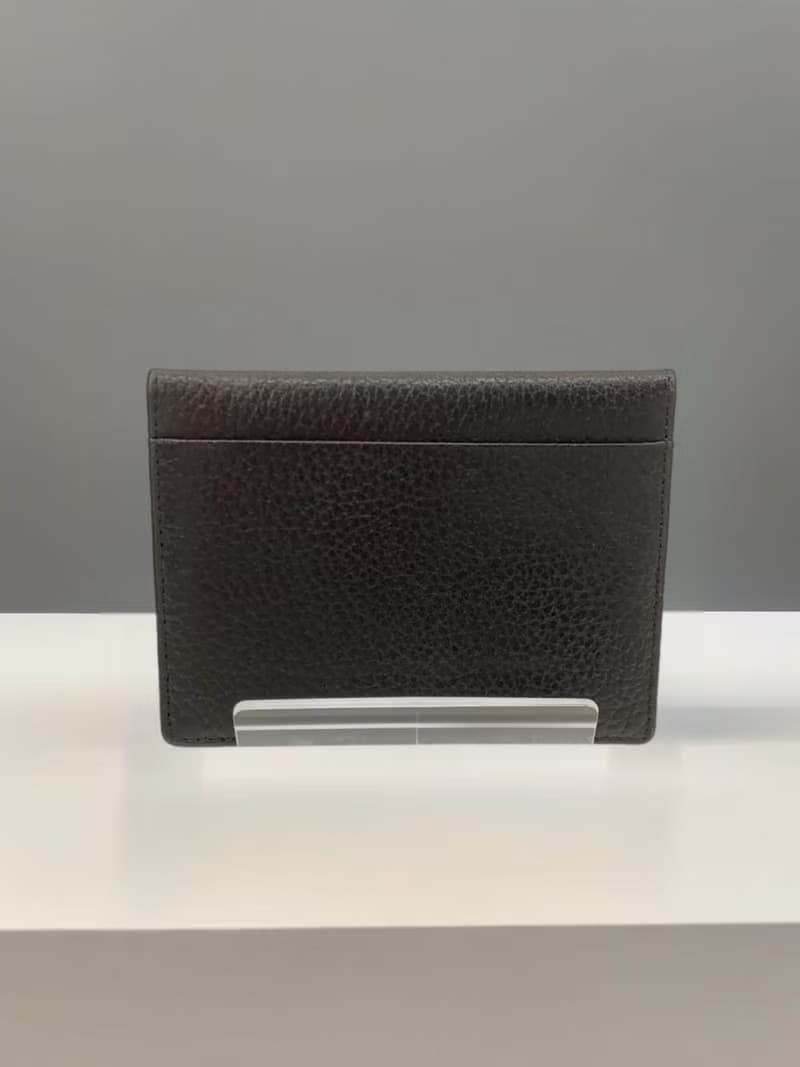 【LA LUNE】中古二手Dior黑棕色老花皮革皮夾中短夾錢包卡片包