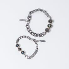 尼普頓不鏽鋼拉長石手鍊 Neptune stainless steel bracelet