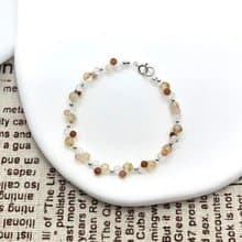 【金色陽光】黃水晶 橙石榴 白水晶 手鍊 手鏈 水晶手鍊 水晶手鏈