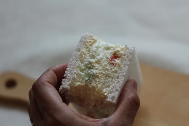 袋裝馬鈴薯沙拉三明治