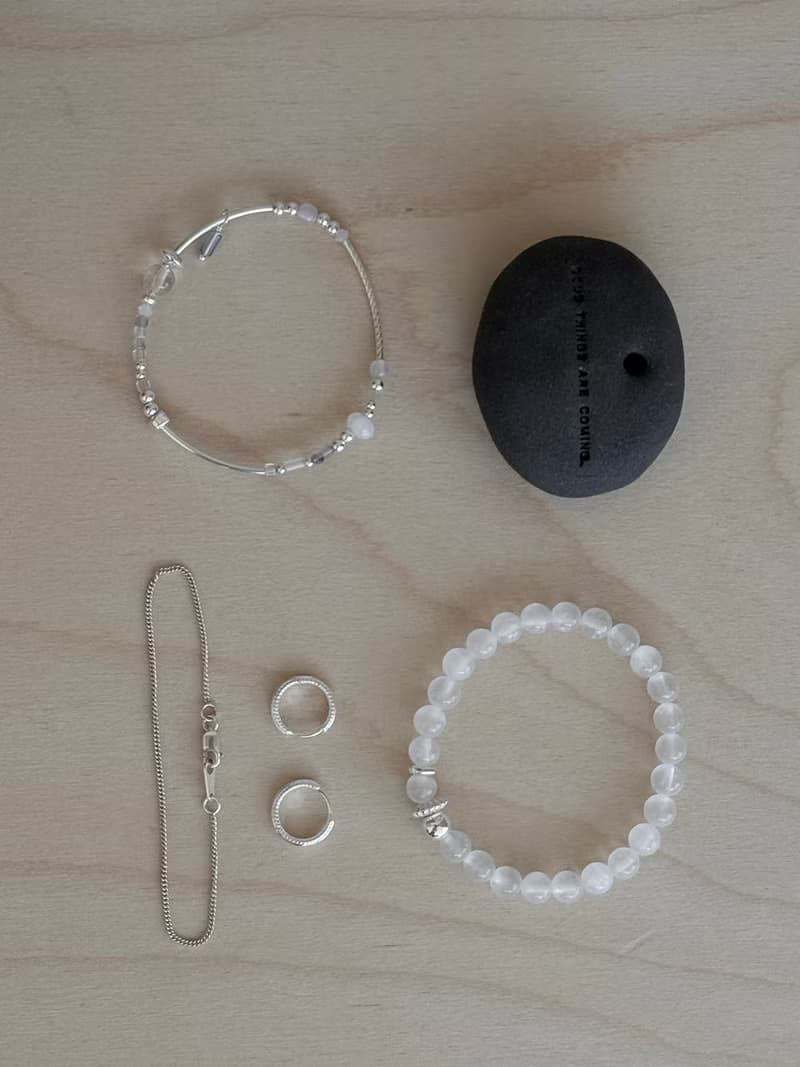 Zhu.handcrafted__心淨日常__純銀/石膏石