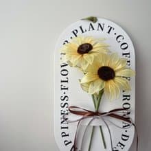 朝日花語 樹脂向日葵花飾