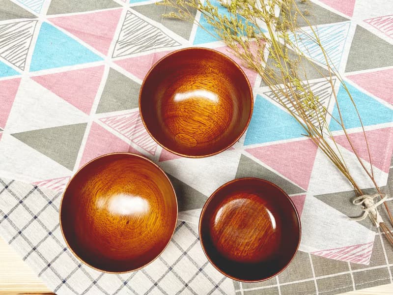 原木木作碗 - 天然生漆款