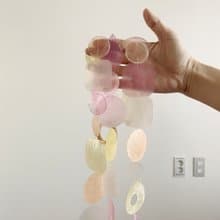 DIY-KIT| Helsinki Dawn Market-Peach-Mix |Shell Wind Chime Mobile|#0-461