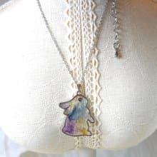 月夜的月兔樹脂項鍊