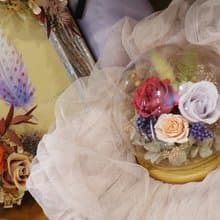 永生花玻璃燈罩 暖暖