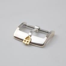 帝舵手錶盾牌銀表扣18k金標logo表扣925純銀底座表帶針扣手錶配件