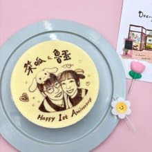 6吋雙人及胸 | 乳酪蛋糕 生日蛋糕 巧克力芝麻花生蛋糕