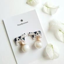 【動物們 No.038】乳牛 耳環/耳夾