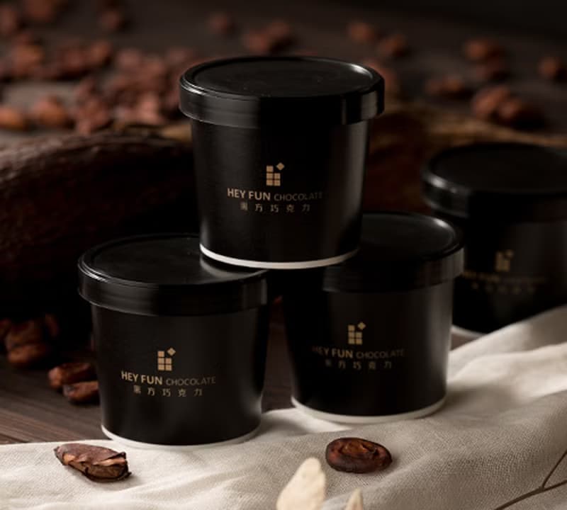 手工巧克力冰淇淋(一盒6入)【黑方巧克力】