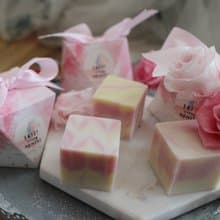 【蕾安柏】手工皂。甜蜜誓約。沐浴皂單入組│婚禮小物│探房禮