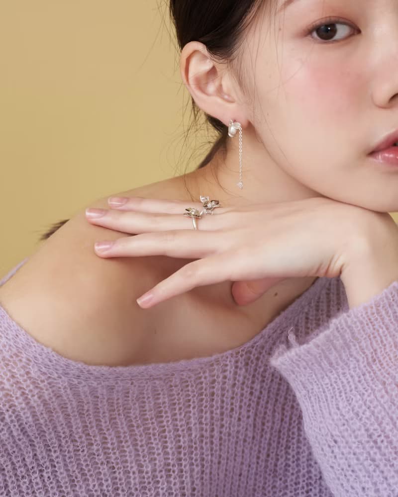 【母親節禮物】心心相印蝴蝶蘭戒指-小