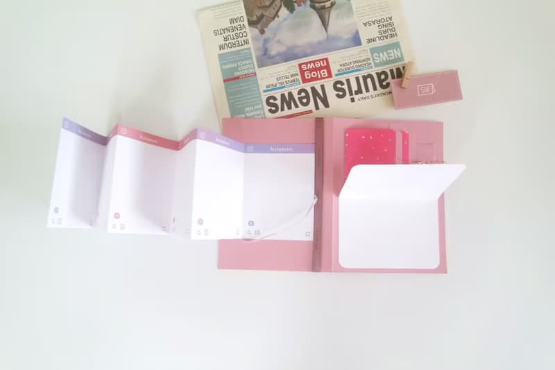現貨 / 初戀粉色系機關對折卡片書 IG手工書 / 生日 手工創意卡片
