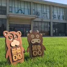 【手作DIY】可愛 小動物 造型 桌曆 萬年曆  禮物 情人節
