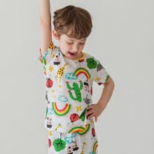 雨後的春日下午-輕透空氣衣短袖韓國童裝-K18705