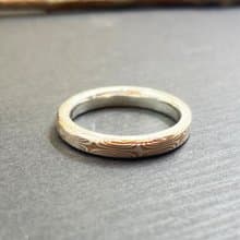 【半畝光】木目金北極星細戒