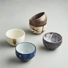 日本美濃燒 - 禪風釉燒小丼碗組 (5件式) - 禮盒組