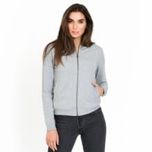 北歐極簡 - Jersey Jacket 女用純有機棉外套 (灰)
