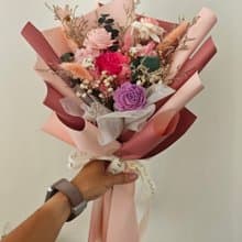 大束45公分索拉乾燥花束