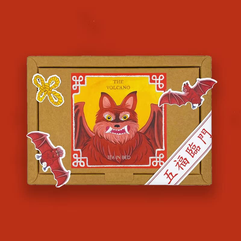 火山販賣舖十週年聯名 可麗露絲巾禮盒