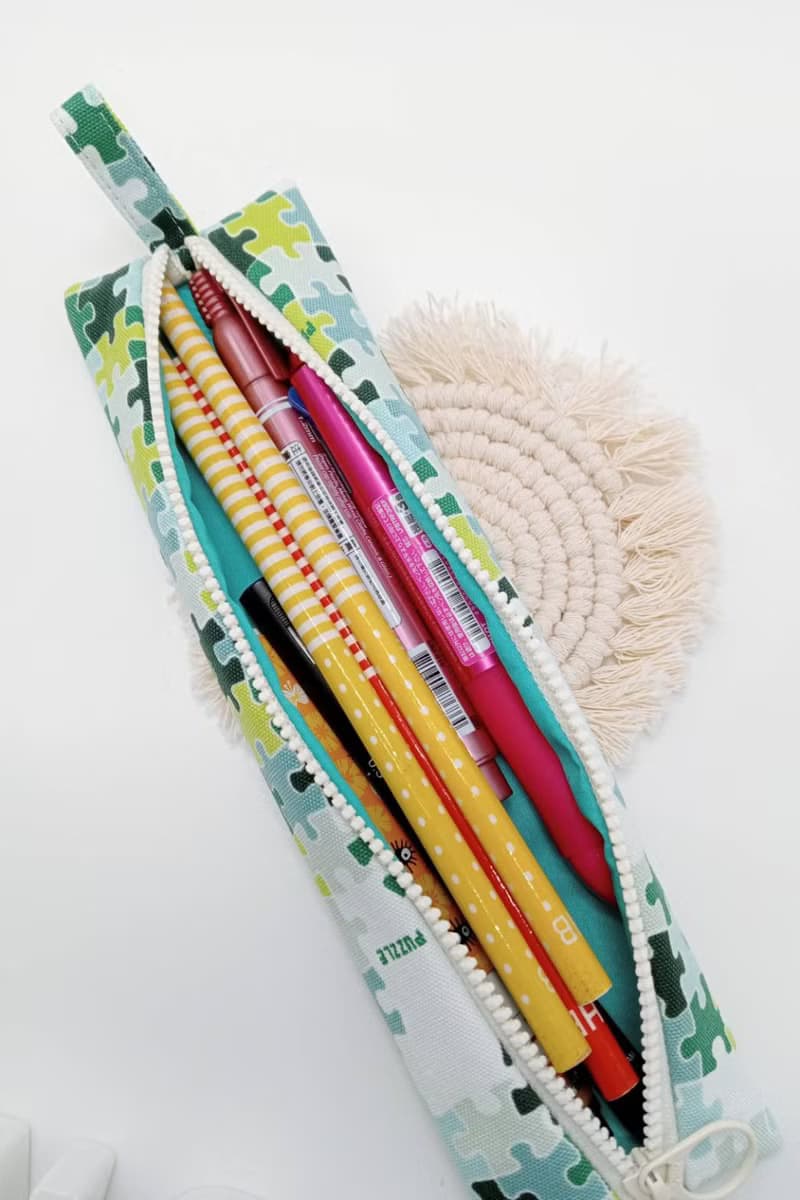 //起司// 拉鍊餐具包/刷具包/文具筆袋