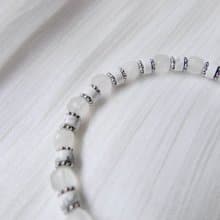 量身訂製/醫療鋼/天然石手串/月光石/白松石