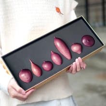 平安喜樂(紫氣東來版)紫芯蘇木製小花瓶新年禮物喬遷生日聖誕禮物