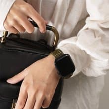 Apple watch - 【特別限定色】車線真皮蘋果錶帶