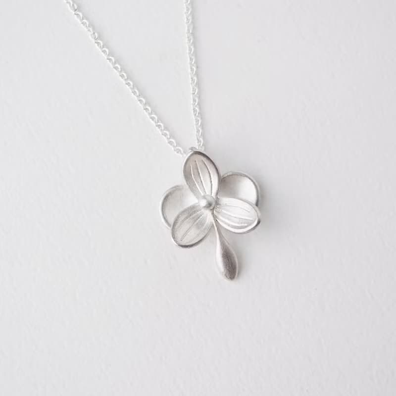 I-Shan13 蘭花項鍊