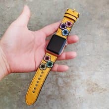 Apple Flower Band皮革手錶錶帶