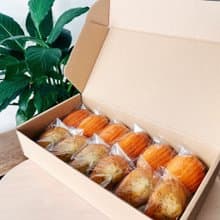 【 瑪德蓮禮盒 】原味6入+ 茶香6入