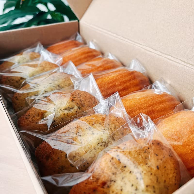 【 瑪德蓮禮盒 】原味6入+ 茶香6入