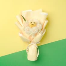 smile box 微笑花束 現貨 獻花 展出成功 永生花束 索拉花 乒乓菊