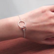 行星軌跡-幾何極簡圈圈手鍊-925純銀手鍊