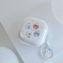 藍色聖誕 Samsung Galaxy Buds 2/Pro/Live 耳機保護套 交換禮物