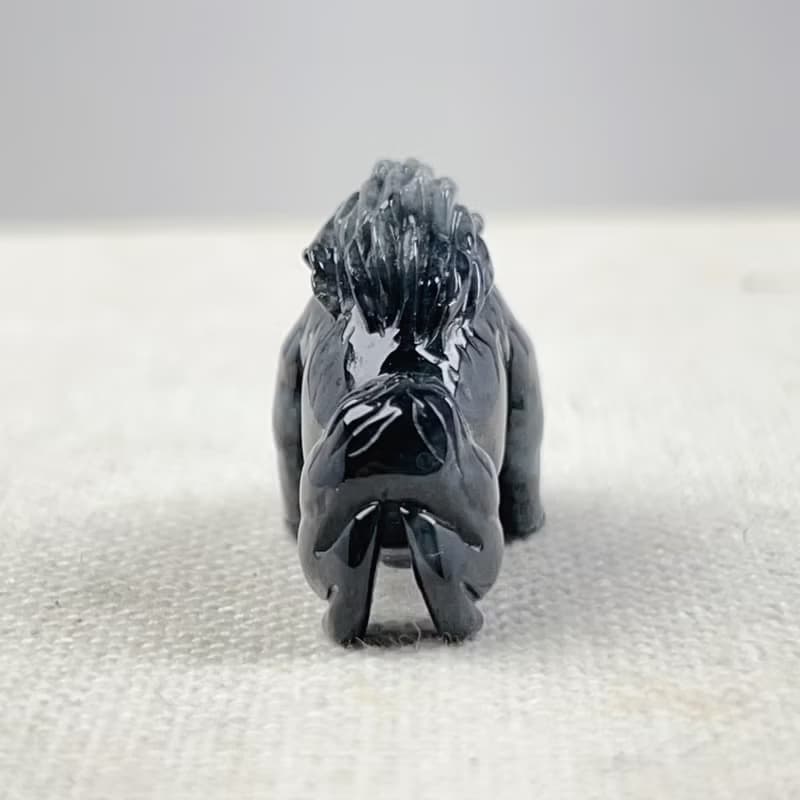【諸事如意】烏雞翡翠山豬擺件擺飾 | 天然緬甸玉A貨翡翠 | 送禮